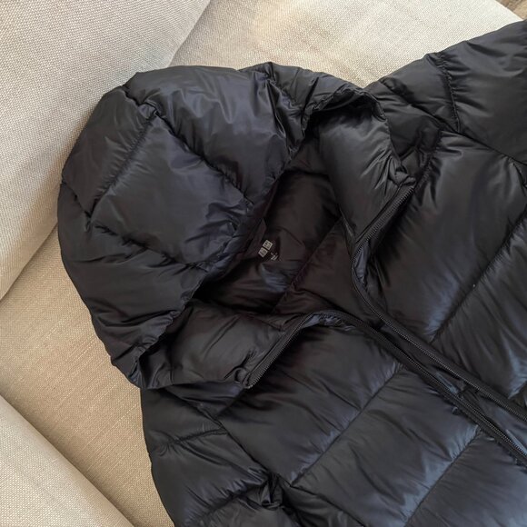 UNIQLO Ultra Light Down Long Coat – Black (Size S) - Picture 6 of 10